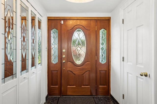 24-56 Little Neck Blvd, Bayside, NY 11360 - entryway featuring granite tiled floors and baseboards