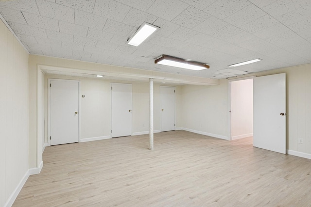 24-56 Little Neck Blvd, Bayside, NY 11360 - finished below grade area featuring light wood finished floors and baseboards