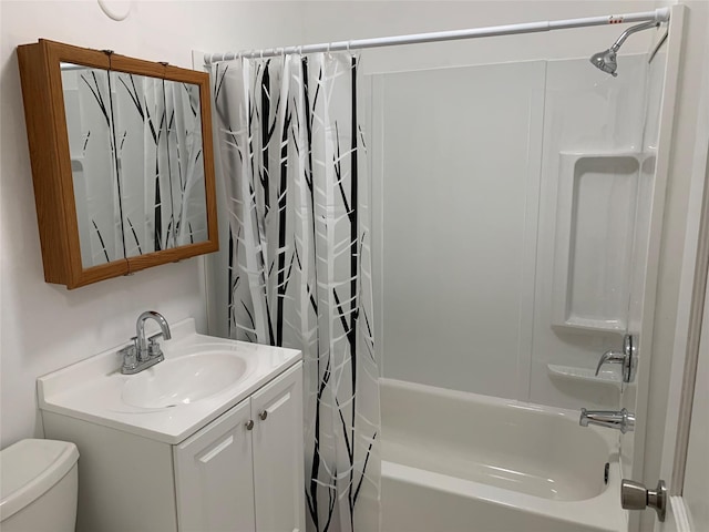 604 Basket Rd, Long Eddy, NY 12760 - full bathroom featuring vanity and shower / bath combination with curtain