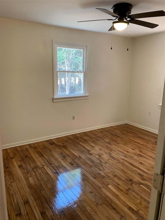 604 Basket Rd, Long Eddy, NY 12760 - unfurnished room with a ceiling fan and wood-type flooring