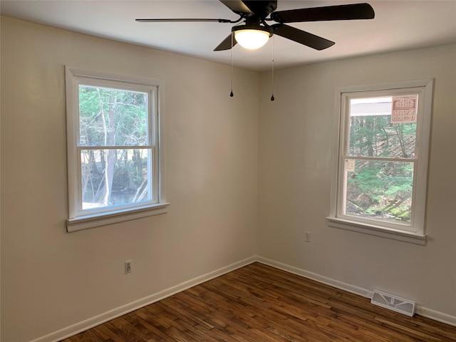 604 Basket Rd, Long Eddy, NY 12760 - spare room with plenty of natural light and dark wood finished floors