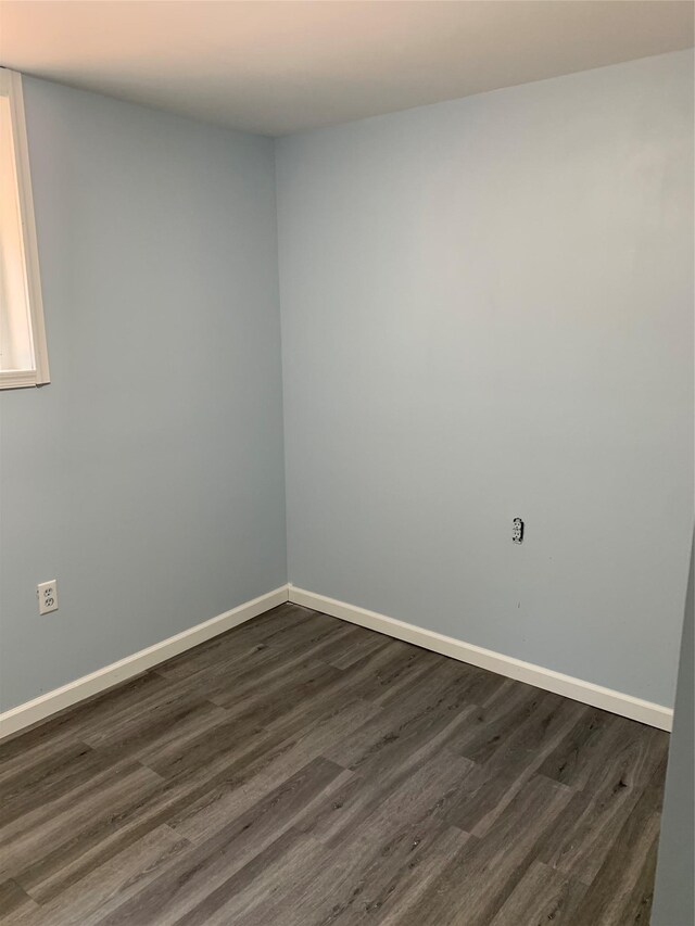 604 Basket Rd, Long Eddy, NY 12760 - empty room with dark wood-style flooring and baseboards