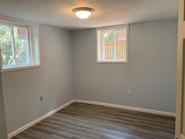 604 Basket Rd, Long Eddy, NY 12760 - unfurnished room featuring dark wood-type flooring and baseboards