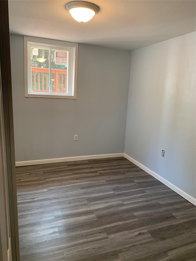 604 Basket Rd, Long Eddy, NY 12760 - empty room featuring dark wood-type flooring and baseboards