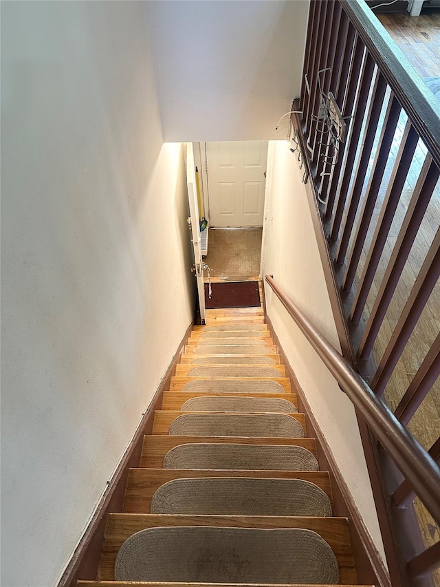 150-85 70th Rd Unit 2B, Flushing, NY 11367 - stairs featuring wood finished floors