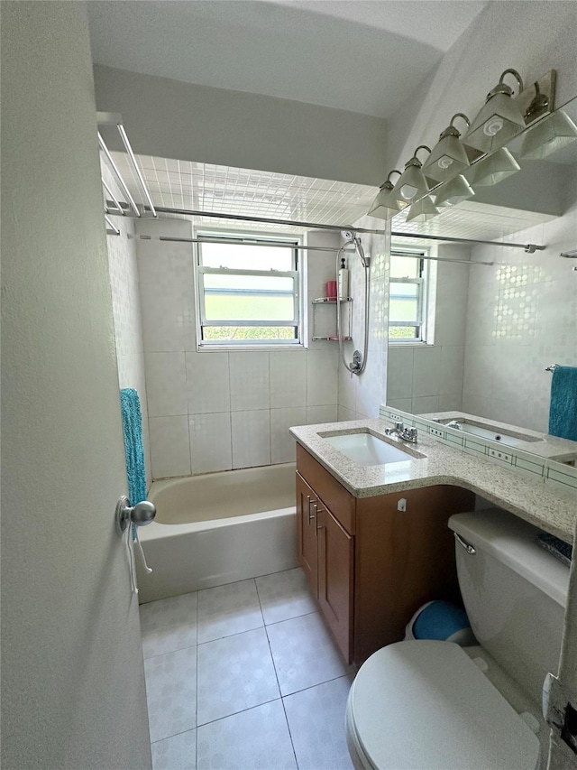 150-85 70th Rd Unit 2B, Flushing, NY 11367 - full bathroom featuring shower / washtub combination, vanity, and tile patterned floors