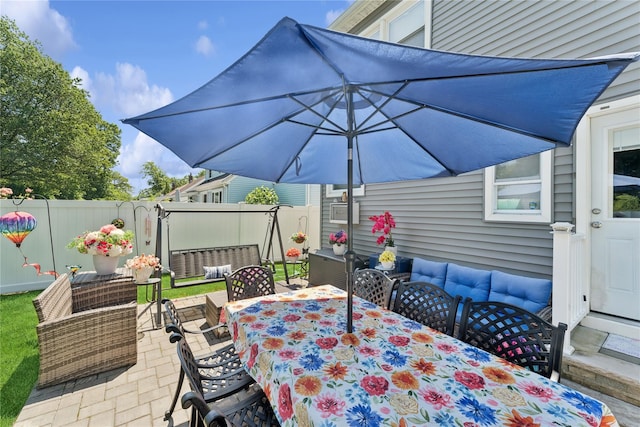 89 3rd Ave, Massapequa Park, NY 11762 - view of patio / terrace featuring outdoor dining space and outdoor lounge area