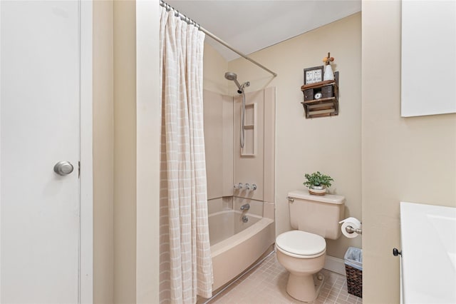 221 Winding Woods Loop Unit 55, Staten Island, NY 10307 - bathroom with shower / bath combo, tile patterned flooring, and vanity