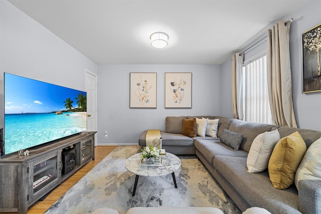 28 Centre St, Yonkers, NY 10701 - living room featuring wood finished floors and baseboards