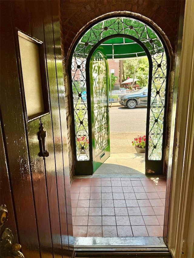 7267 Yellowstone Blvd, Forest Hills, NY 11375 - doorway featuring tile patterned floors