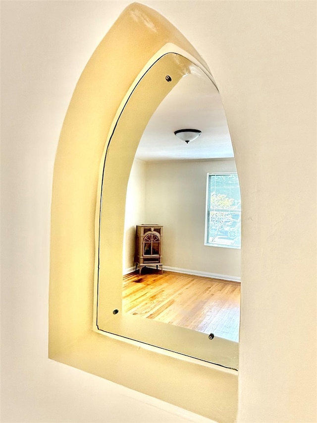 7267 Yellowstone Blvd, Forest Hills, NY 11375 - detailed view of wood finished floors and arched walkways