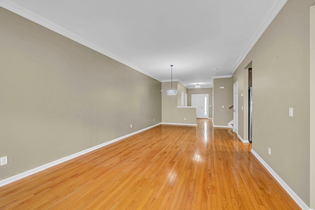 2509 Sylvan Loop, Wappingers Falls, NY 12590 - unfurnished room featuring light wood-style floors and crown molding
