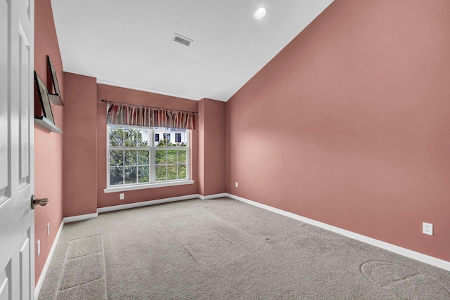 2509 Sylvan Loop, Wappingers Falls, NY 12590 - carpeted spare room with vaulted ceiling and baseboards