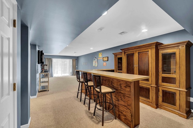 2509 Sylvan Loop, Wappingers Falls, NY 12590 - indoor dry bar featuring light colored carpet and recessed lighting