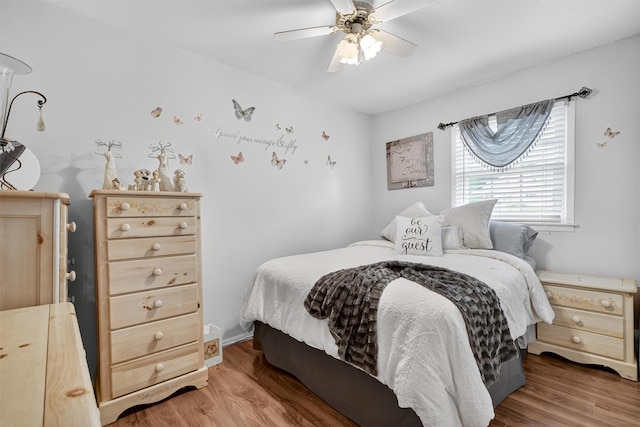 69 Oakland Pl, Nanuet, NY 10954 - bedroom with wood finished floors and a ceiling fan