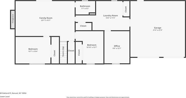 69 Oakland Pl, Nanuet, NY 10954 - view of room layout