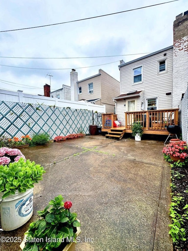 3516 Fillmore Ave, Brooklyn, NY 11234 - view of yard with a deck