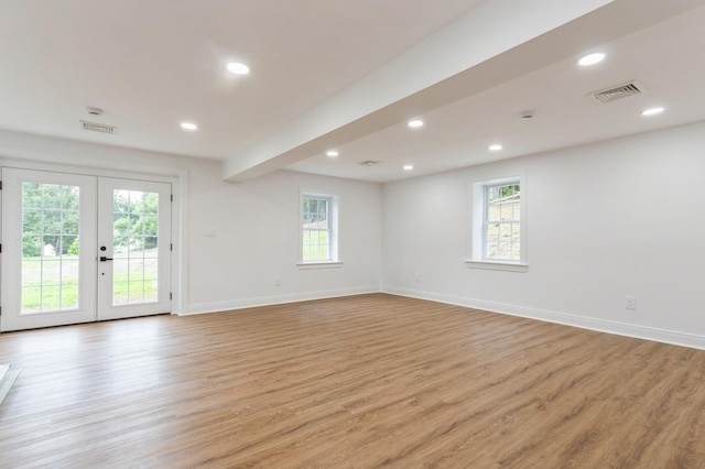 24 Sol Dr, Carmel, NY 10512 - empty room with light wood finished floors, french doors, and recessed lighting