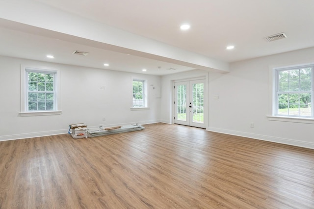 24 Sol Dr, Carmel, NY 10512 - unfurnished room featuring light wood-style floors, french doors, plenty of natural light, and recessed lighting