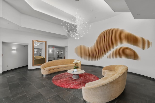 10Stewart Place 3Hw, White Plains, NY 10601 - building lobby featuring a towering ceiling