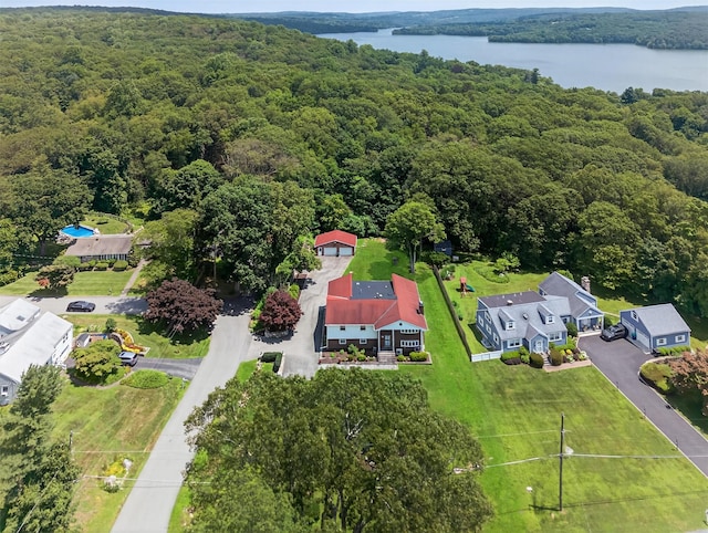 49 Oakridge Rd, North Salem, NY 10560 - aerial view of a forest and a nearby body of water