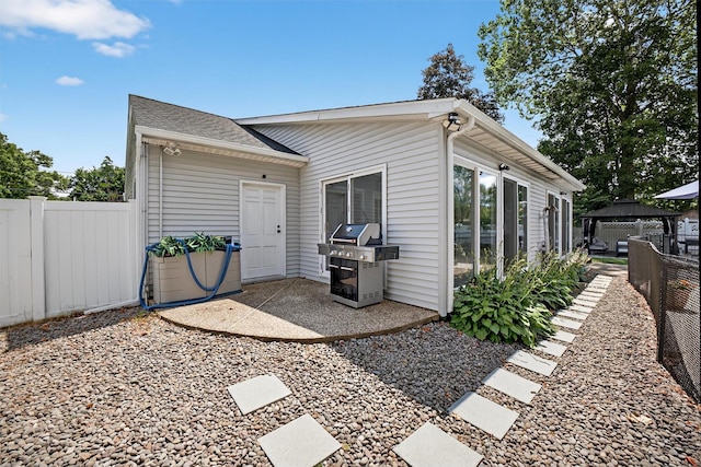 6 Spring Rock Rd, New Windsor, NY 12553 - view of side of property with a gazebo and a patio area