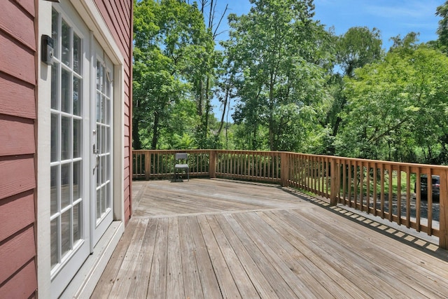 858 Pleasantville Rd, Briarcliff Manor, NY 10510 - deck with view of wooded area