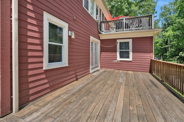 858 Pleasantville Rd, Briarcliff Manor, NY 10510 - wooden terrace featuring french doors