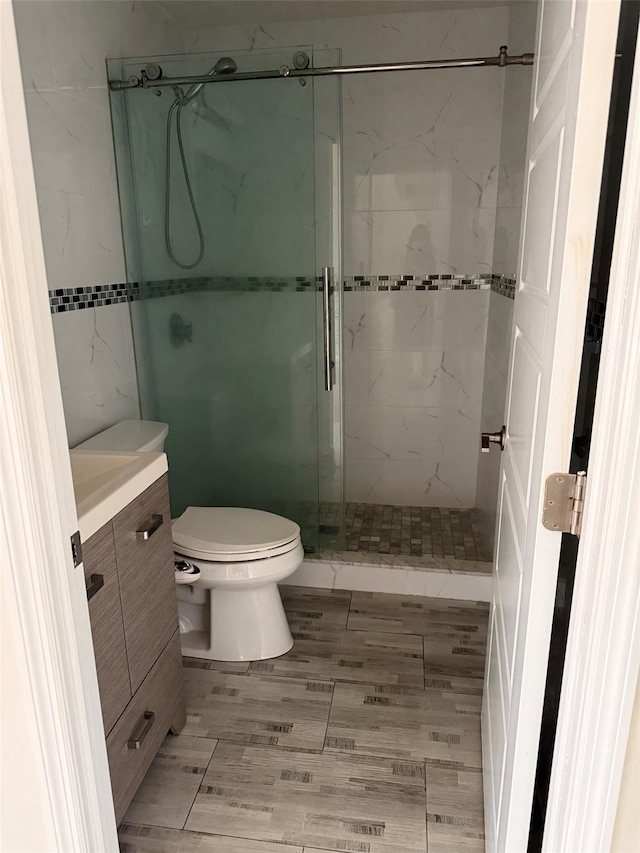 756 40th St Unit 1R, Brooklyn, NY 11232 - bathroom with a marble finish shower and vanity