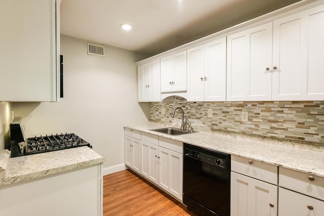 13 Knightsbridge Unit G, Poughkeepsie, NY 12603 - kitchen featuring dishwasher, decorative backsplash, light wood-style floors, recessed lighting, and white cabinetry