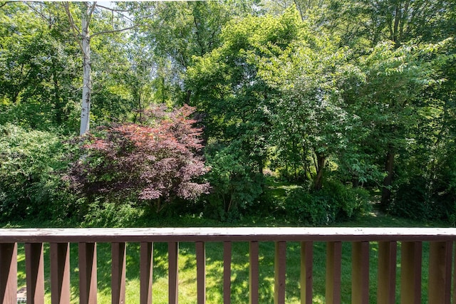 13 Knightsbridge Unit G, Poughkeepsie, NY 12603 - wooden deck with a lawn