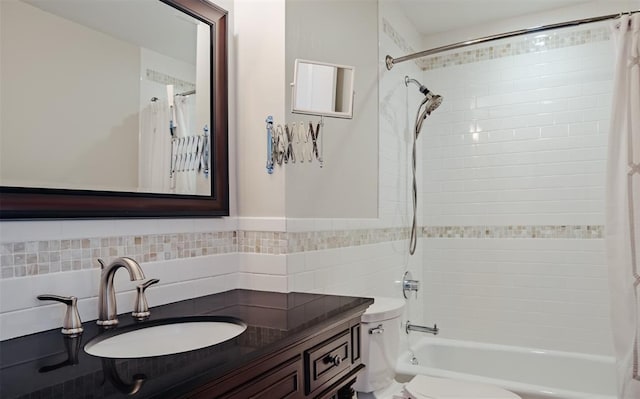 44 Hurlihe Unit 44, Poughkeepsie, NY 12601 - full bath with shower / bath combo, vanity, and tile walls