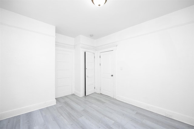 8808 88th St, Woodhaven, NY 11421 - empty room featuring light wood-style flooring and baseboards