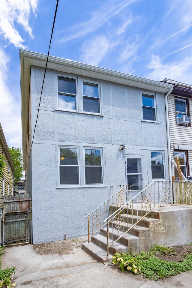 8808 88th St, Woodhaven, NY 11421 - view of front of home with stucco siding