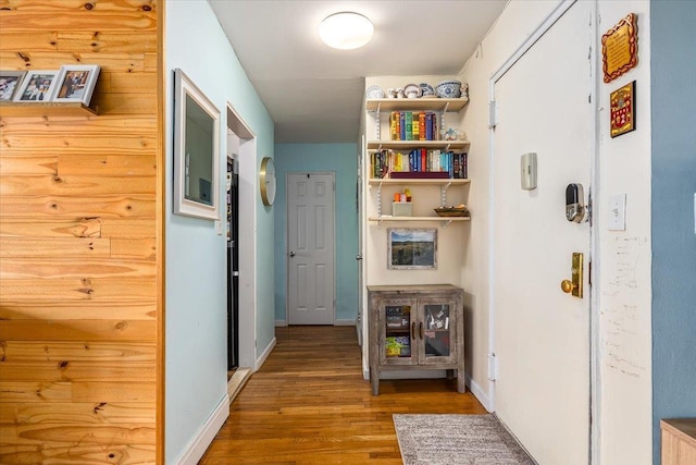 855 E Broadway Unit 4A, Long Beach, NY 11561 - hallway with wood finished floors and baseboards