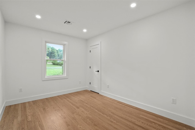 41 Forest Ave, Cortlandt Manor, NY 10567 - empty room featuring light wood finished floors and recessed lighting