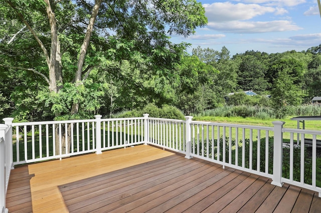 41 Forest Ave, Cortlandt Manor, NY 10567 - view of wooden deck