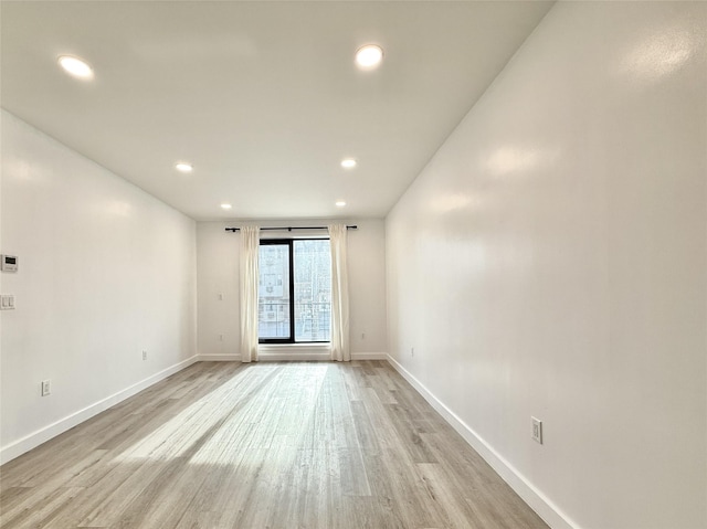 1238 63rd St Unit D306, Brooklyn, NY 11219 - spare room with light wood finished floors and recessed lighting
