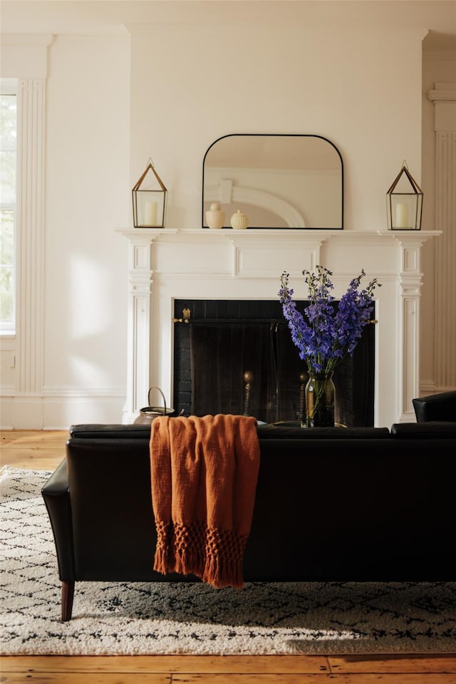 33 Scott Rd, Hudson, NY 12534 - detailed view of wood finished floors and baseboards
