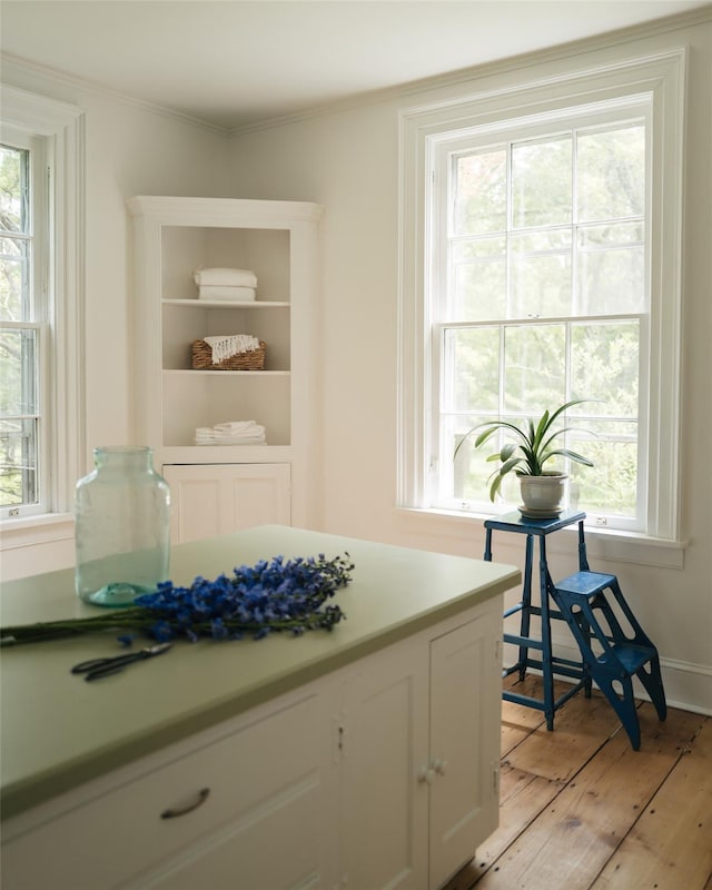 33 Scott Rd, Hudson, NY 12534 - detailed view of wood finished floors and ornamental molding