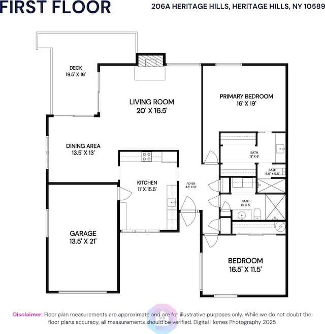 206 Heritage Unit A, Somers, NY 10589 - view of floor plan / room layout
