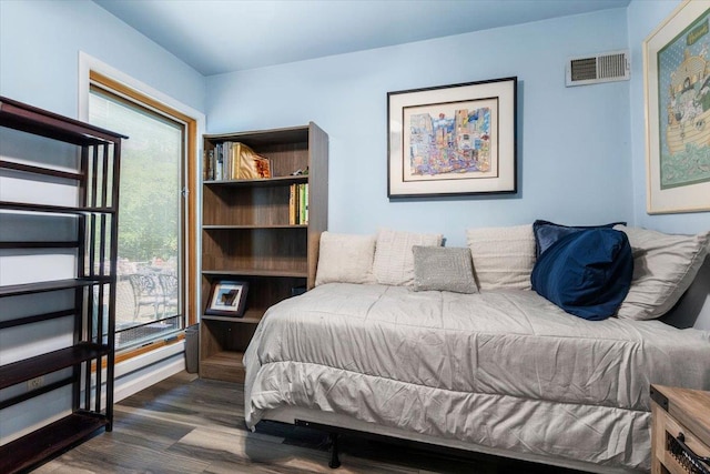 82 Wood Hollow Ln, New Rochelle, NY 10804 - bedroom with dark wood finished floors