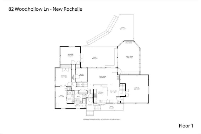 82 Wood Hollow Ln, New Rochelle, NY 10804 - view of floor plan / room layout