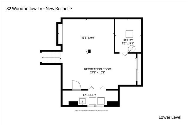 82 Wood Hollow Ln, New Rochelle, NY 10804 - view of floor plan / room layout