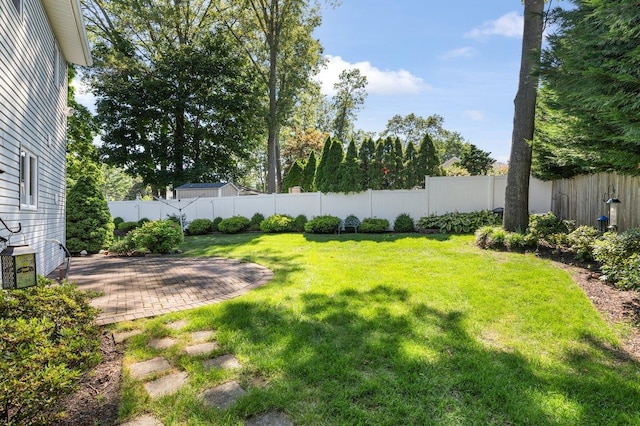 7 Mildred Ct, Nesconset, NY 11767 - fenced backyard with a patio