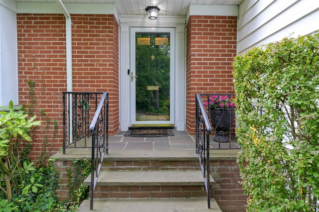 9 Martin Rd, Yonkers, NY 10701 - property entrance featuring brick siding