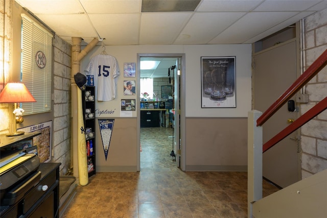 9 Martin Rd, Yonkers, NY 10701 - hall featuring a paneled ceiling