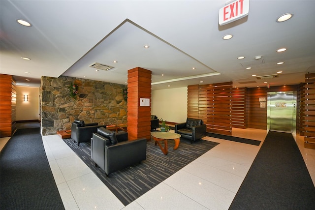 87-10 51st Ave Unit 6W, Elmhurst, NY 11373 - community lobby with recessed lighting