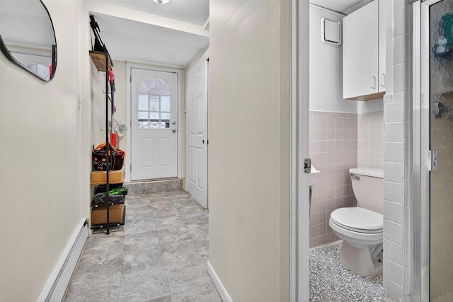 1004 Balcom Ave, Bronx, NY 10465 - bathroom with baseboard heating and toilet