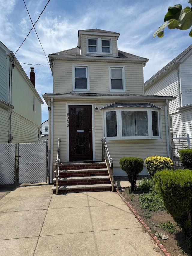 9030 202nd St, Hollis, NY 11423 - traditional style home with entry steps